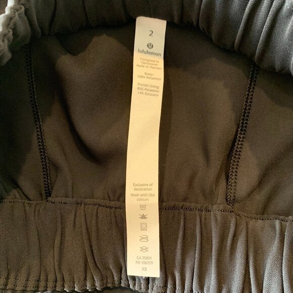 Lululemon Womens Black On The Fly Pull On Skirt Size 2 - Picture 10 of 13